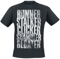 The Last Of Us - Run Stalk Click Shamble Bloat - T-shirt - Mannen - zwart