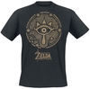 The Legend Of Zelda - Emblem - T-shirt - Mannen - zwart