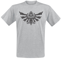 The Legend Of Zelda - Hyrule Tribal - T-shirt - Mannen - grijs gemêleerd