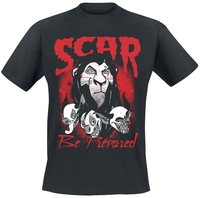 The Lion King - Scar - Be Prepared - T-shirt - Mannen - zwart