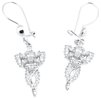 The Lord Of The Rings - Arwens Evenstar - Oorbel - Vrouwen - zilverkleurig