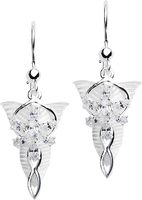 The Lord Of The Rings - Arwens Evenstar - Oorbel - Vrouwen - zilverkleurig