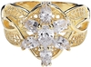 The Lord Of The Rings - Arwens Evenstar - Ring - Vrouwen - goudkleurig