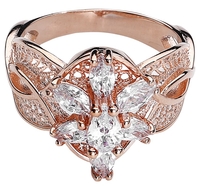 The Lord Of The Rings - Arwens Evenstar - Ring - Vrouwen - koperkleurig