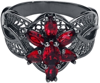 The Lord Of The Rings - Arwens Evenstar - Ring - Vrouwen - zwart
