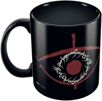 The Lord Of The Rings - Ring Inscription - Kop - Unisex - zwart rood