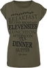 The Lord Of The Rings - Shire Food - T-shirt - Vrouwen - olijf