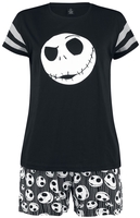 The Nightmare Before Christmas - Jack Skellington - Pyjama - Vrouwen - zwart