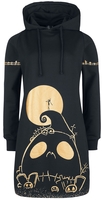The Nightmare Before Christmas - Jack Skellington - Skull - Medium-lengte jurk - Vrouwen - zwart