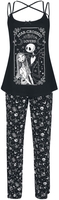 The Nightmare Before Christmas - Jack Und Sally - Pyjama - Vrouwen - zwart