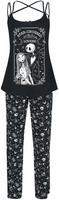 The Nightmare Before Christmas - Jack Und Sally - Pyjama - Vrouwen - zwart