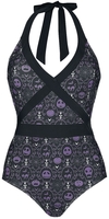 The Nightmare Before Christmas - Purple Pumpkin - Zwempak - Vrouwen - zwart