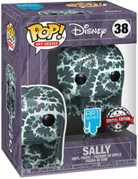 The Nightmare Before Christmas - Sally (Art Series) (inc. Protective Case) (Inverted Colours) Vinyl Figuur 38 - Funko Pop! - Unisex - multicolor