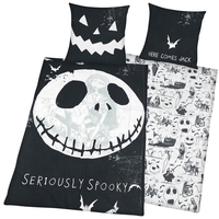 The Nightmare Before Christmas - Seriously Spooky - Beddengoed - Unisex - zwart wit