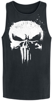 The Punisher - Sprayed Skull Logo - Tanktop - Mannen - zwart