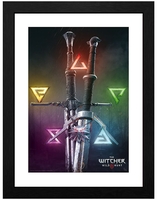 The Witcher - Signs & Swords - Poster - Unisex - multicolor