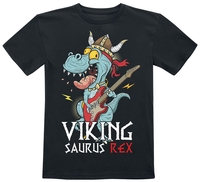 Tierisch - Viking Saurus Rex - T-shirt - Unisex - zwart