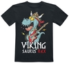 Tierisch - Viking Saurus Rex - T-shirt - Unisex - zwart