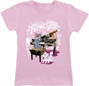 Tom And Jerry - Kids - Piano - T-shirt - Vrouwen - lichtroze