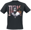 Tupac Shakur - Pink Logo - T-shirt - Mannen - zwart