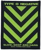 Type O Negative - Slow,  deep and hard - Patch - Unisex - zwart groen