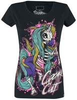 Unicorn - Dead Unicorn - T-shirt - Vrouwen - zwart