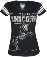 Unicorn - Team Unicorn - T-shirt - Vrouwen - zwart