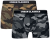 Urban Classics - 2-Pack Camo Boxer Shorts - Boxerset - Mannen - camouflage