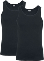 Urban Classics - 2-Pack Seamless Tanktop - Tanktop - Mannen - zwart