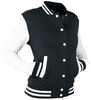 Urban Classics - 2-Tone College - Collegejas - Vrouwen - zwart wit