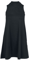 Urban Classics - A-Line Turtleneck Dress - Korte jurk - Vrouwen - zwart