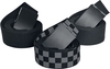 Urban Classics - Belts Trio 3-Pack - Riem - Unisex - zwart antraciet