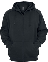 Urban Classics - Blank Zip Hoody - Vest met capuchon - Mannen - zwart
