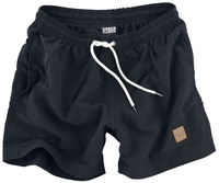 Urban Classics - Block Swim Shorts - Zwembroek - Mannen - zwart
