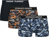 Urban Classics - Boxer Short 3-Pack - Boxerset - Mannen - zwart camouflage