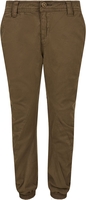 Urban Classics - Boys Stretch Jogging Bottoms - Trainingsbroeken - Mannen - olijf