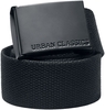 Urban Classics - Colored Buckle Canvas Belt - Riem - Unisex - zwart