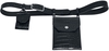 Urban Classics - Croco Synthetic Leather Belt With Pouch - Riem - Unisex - zwart zilverkleurig