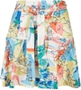 Urban Classics - Dames AOP satijnen mini-rok - Korte rok - Vrouwen - meerkleurig