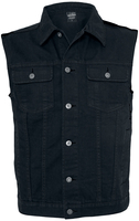 Urban Classics - Denim Vest - Vest - Mannen - zwart