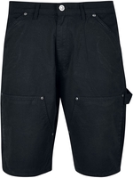 Urban Classics - Double Knee Carpenter Shorts - Korte broek - Mannen - zwart
