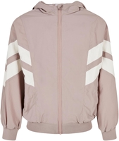 Urban Classics - Girls Crinkle Batwing Jacket - Jas - Vrouwen - oud wit roze