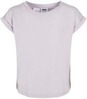 Urban Classics - Girls Organic Extended Shoulder Tee - T-shirt - Vrouwen - lila