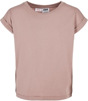 Urban Classics - Girls Organic Extended Shoulder Tee - T-shirt - Vrouwen - oudroze