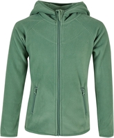 Urban Classics - Girls Polar Fleece Zip Hoodie - Kinder vesten - Vrouwen - groen