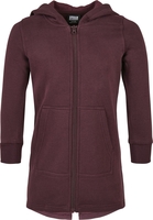 Urban Classics - Girls Sweat Parka - Kinder vesten - Vrouwen - donkerrood
