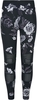 Urban Classics - Girls Tech Mesh AOP Leggings - Leggings - Vrouwen - zwart