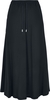 Urban Classics - Ladie Viscose Midi Skirt - Lange rok - Vrouwen - zwart