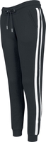 Urban Classics - Ladies College Contrast Sweatpants - Trainingsbroeken - Vrouwen - zwart wit