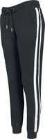 Urban Classics - Ladies College Contrast Sweatpants - Trainingsbroeken - Vrouwen - zwart wit